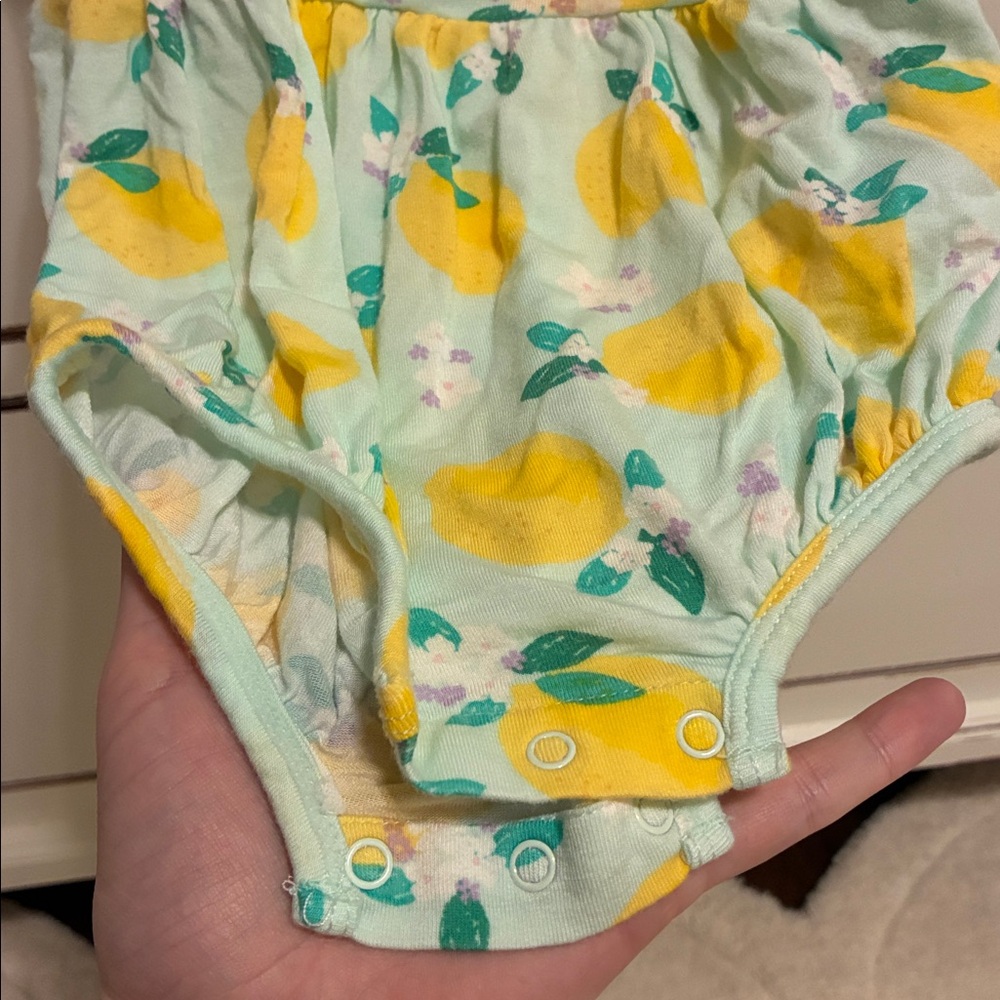 Angel Dear Lemon Baby Romper - Picture 3 of 5